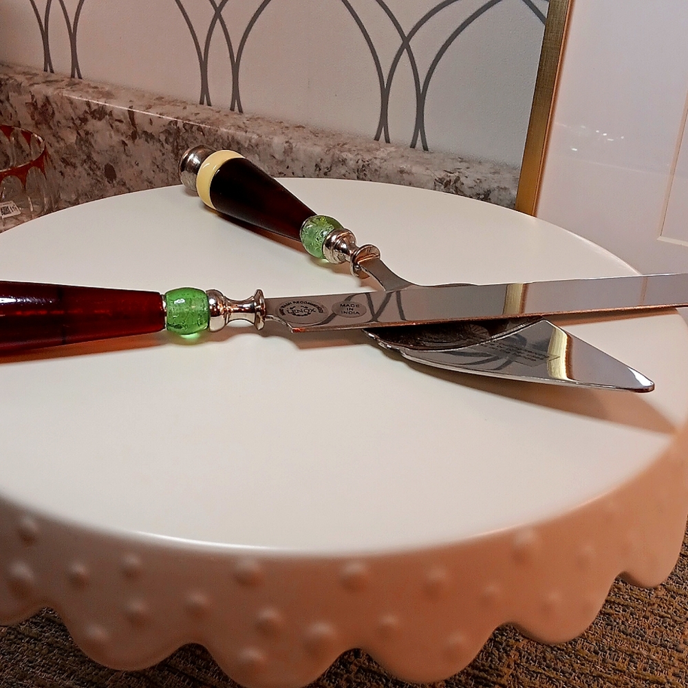 Lenox Holiday Gatherings Cake Knife and Server